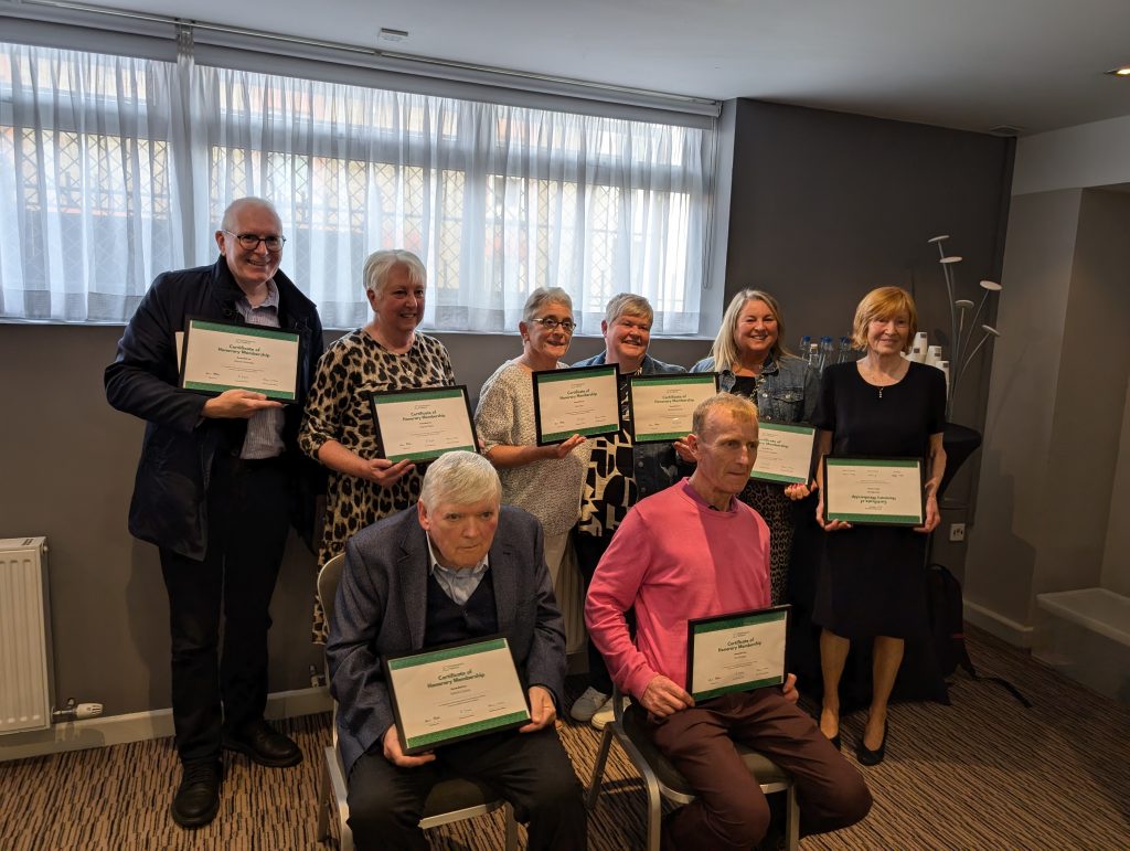Parkinson's Ireland Honorary Memberships 2024 & a Tribute to Una Anderson Ryan