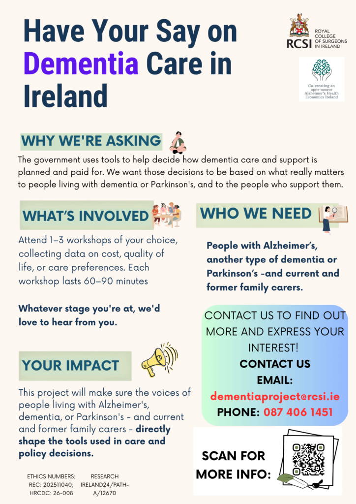 Research Opportunity- Dementia Care in Ireland
