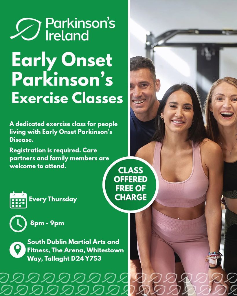 Early Onset PD Exercise Class in Dublin