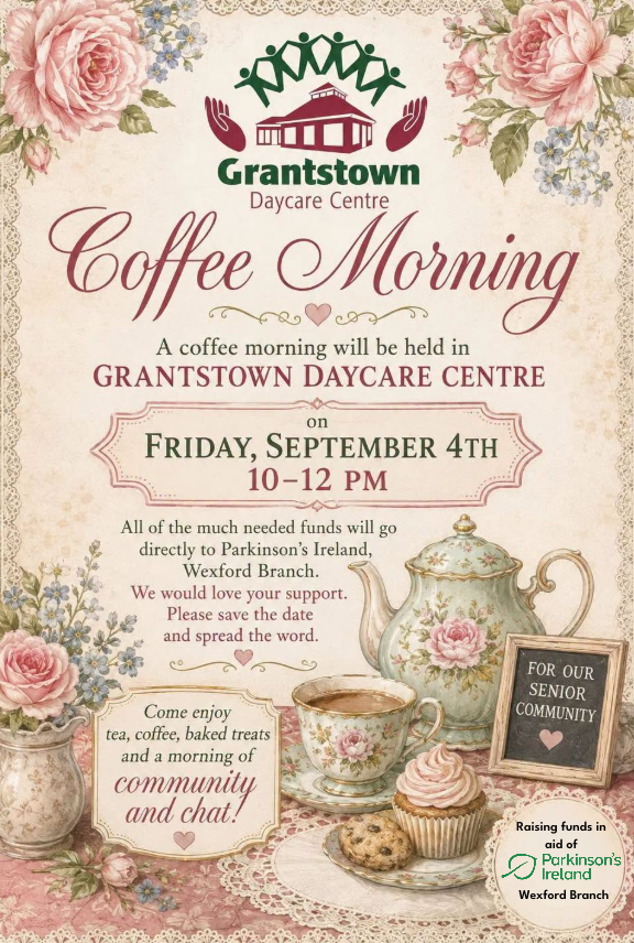 Grantstown Daycare Centre Fundraiser for Wexford Branch