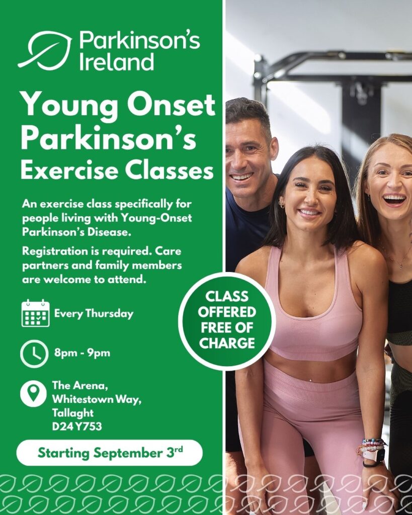 New Young Onset PD Exercise Class in Dublin