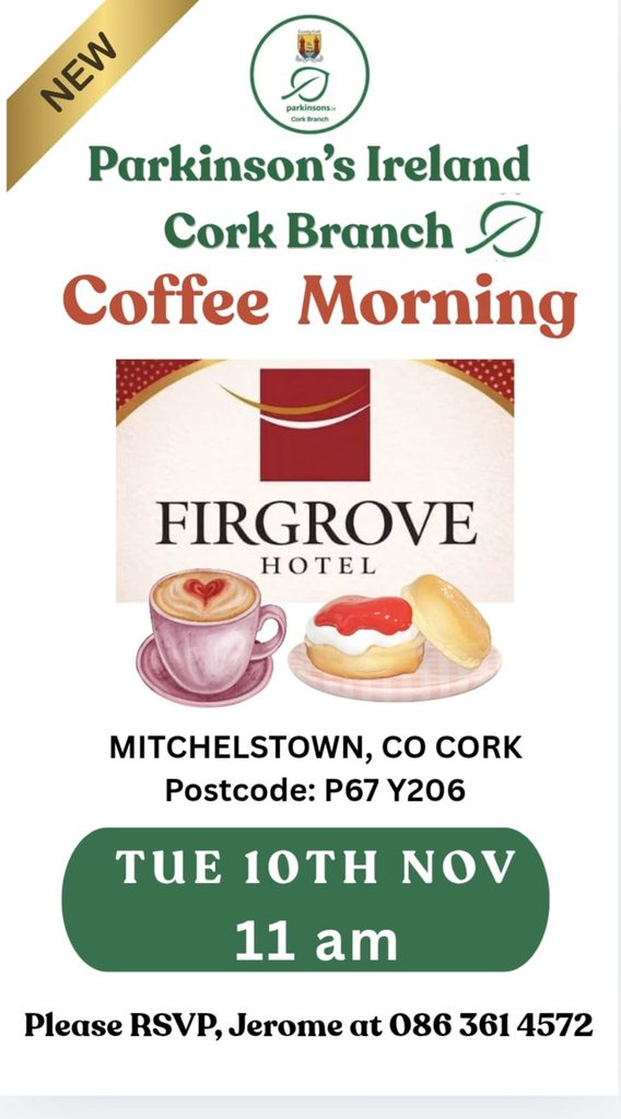 Cork Branch Coffee Morning- Nov 10th